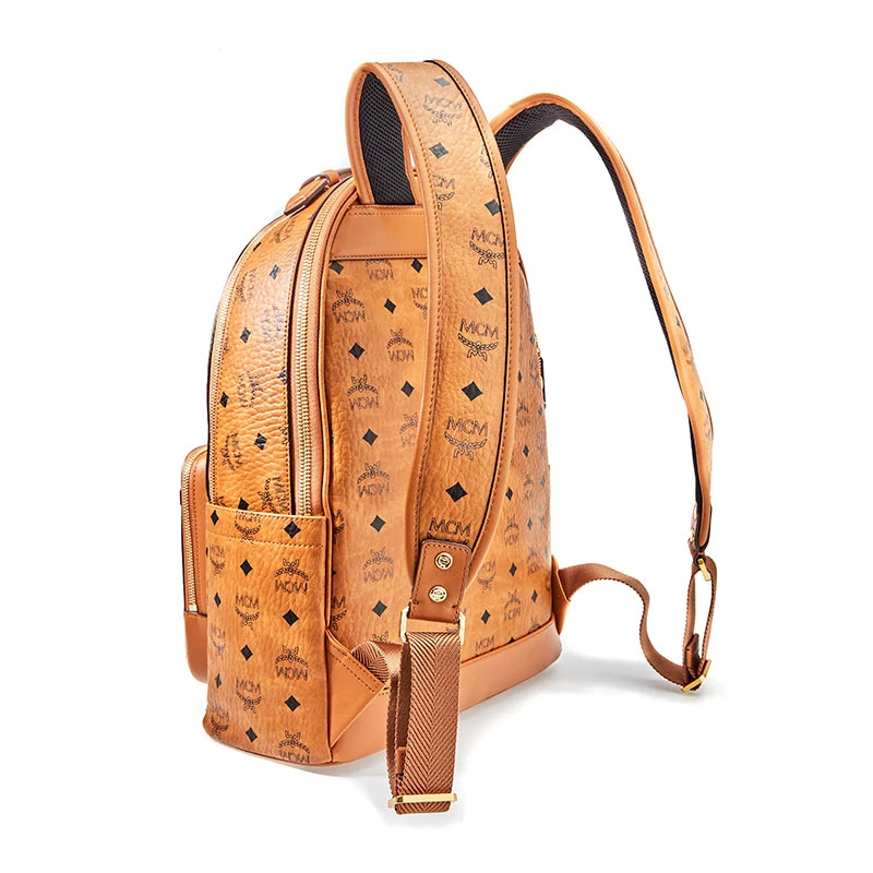 MCM Stark Visetos情侣款双肩包 干邑色MMKAAVE07CO001 商品