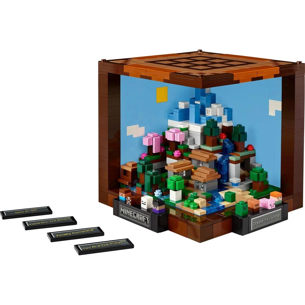 商品LEGO|LEGO Minecraft The Crafting Table model Set for Adults 21265,价格¥746,第2张图片详细描述