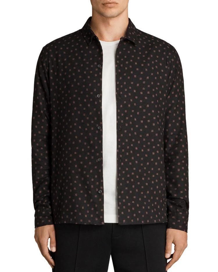 商品ALL SAINTS|Kiefer Regular Fit Button-Down Shirt,价格¥616,第1张图片