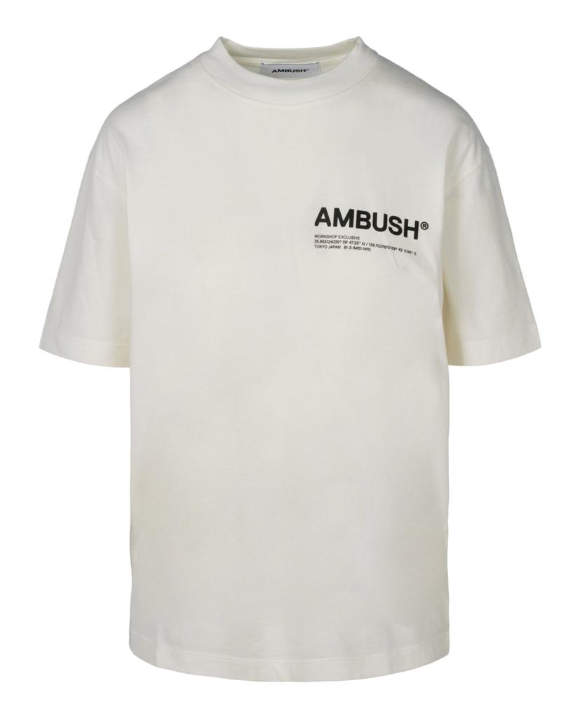 関税込 AMBUSH ロゴ入り Tシャツ WORKSHOP 関税込 AMBUSH ロゴ入り Tシャツ WORKSHOP