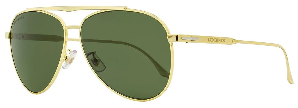 商品Longines|Longines Unisex Pilot Sunglasses LG0005-H 30N Endura Gold  59mm,价格¥1412,第1张图片