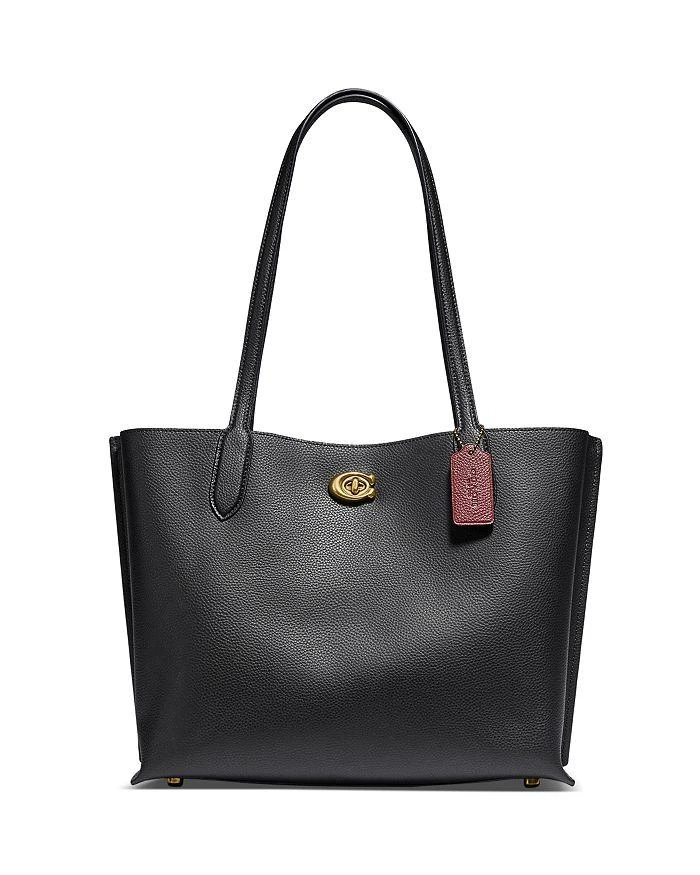 商品Coach|Willow Medium Pebble Leather Tote,价格¥2634,第1张图片详细描述