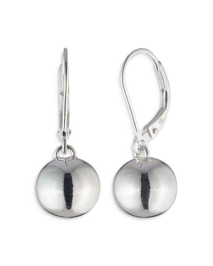 商品Ralph Lauren|Bead Drop Earrings in Sterling Silver,价格¥488,第4张图片详细描述