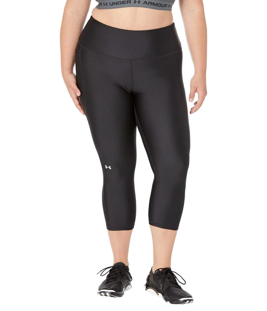 商品Under Armour|Plus Size HeatGear® Armour® High-Rise Capris,价格¥270,第1张图片