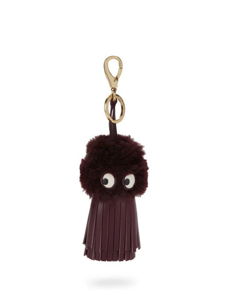 商品Anya Hindmarch|Shearling Ghost Tassel Keychain,价格¥1416,第1张图片