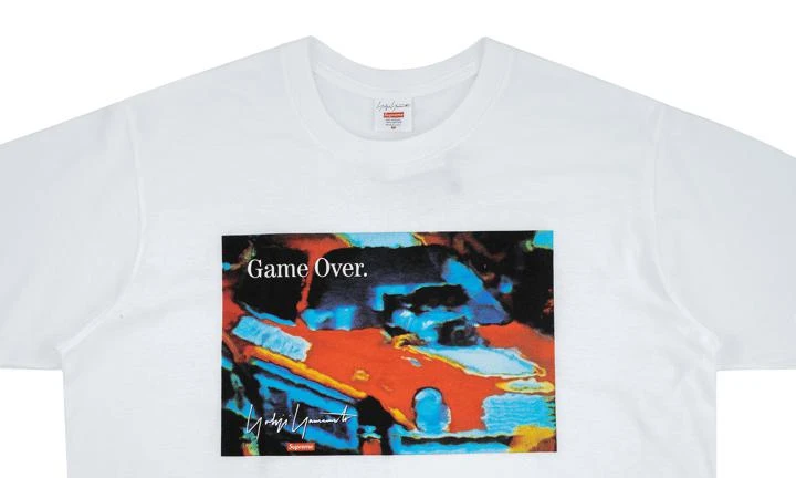 商品Supreme|Supreme Yohji Yamamoto Game Over Tee,价格¥591,第3张图片详细描述