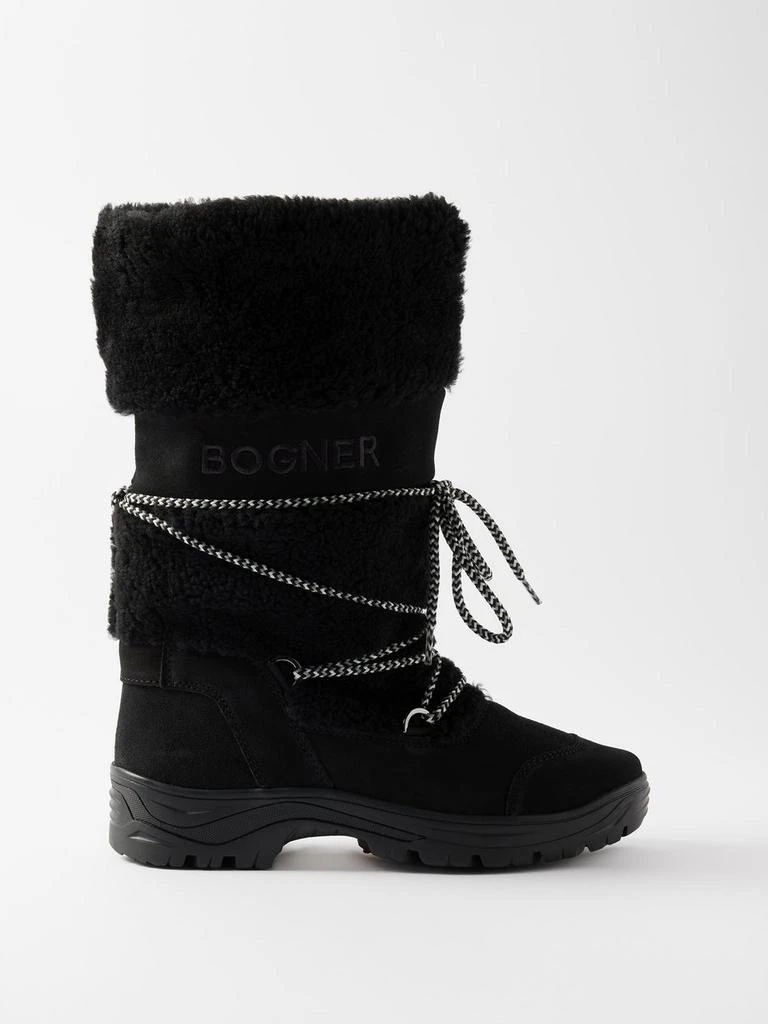 商品Bogner|Alta Badia 2 suede and shearling boots,价格¥1547,第1张图片