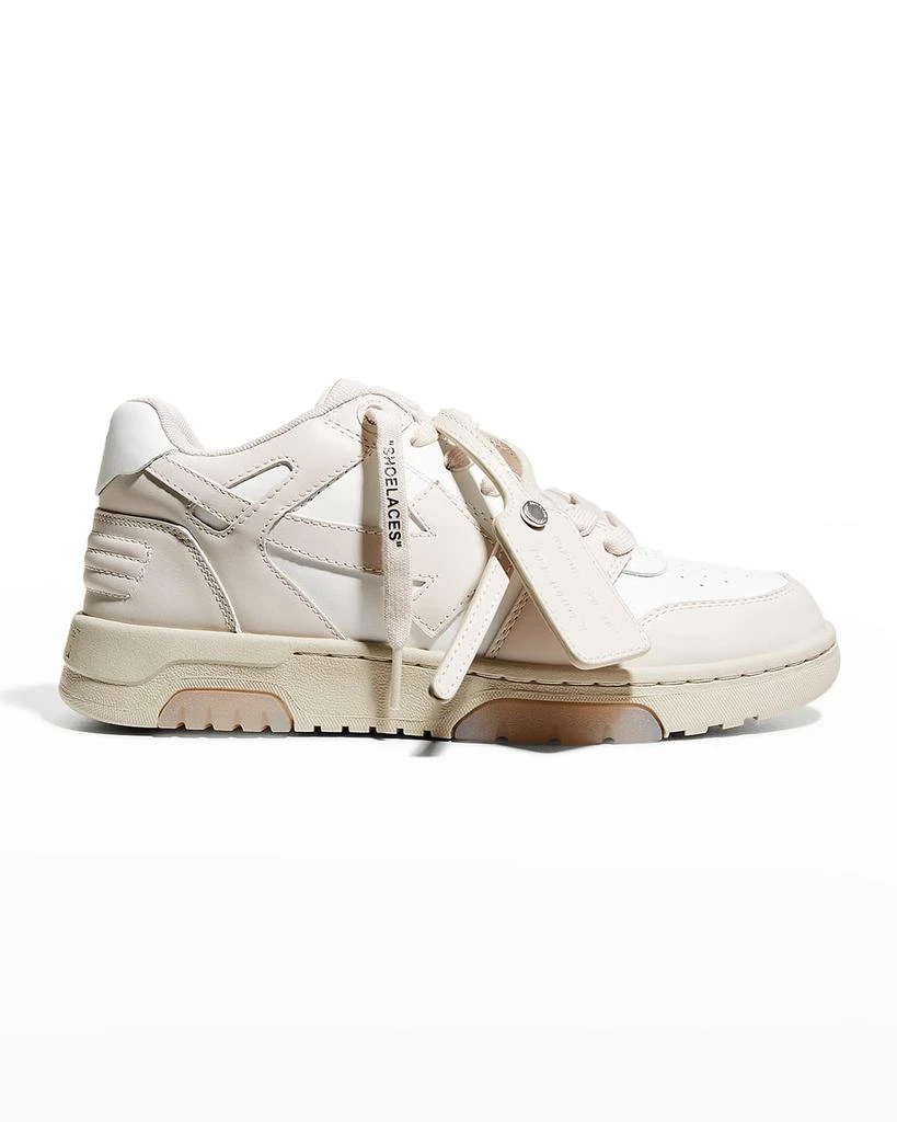 商品Off-White|Out Of Office Arrow Calfskin Sneakers,价格¥2944,第1张图片