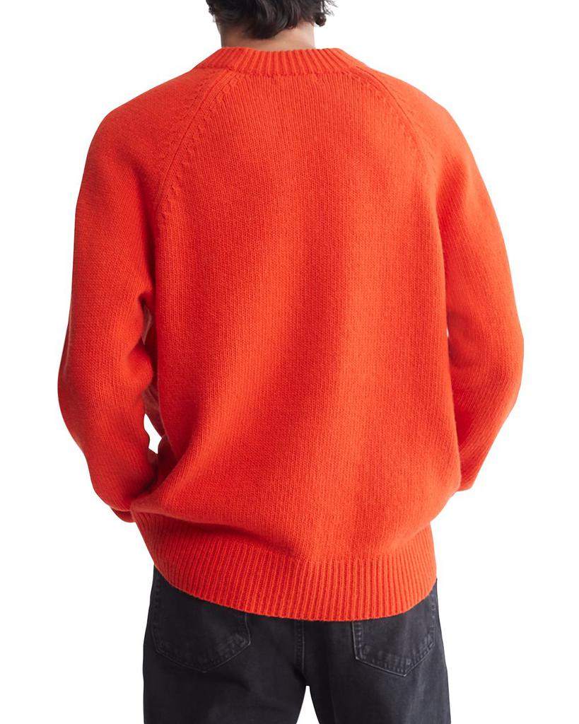 Regular Fit Merino Wool Crewneck Sweater商品第2张图片规格展示