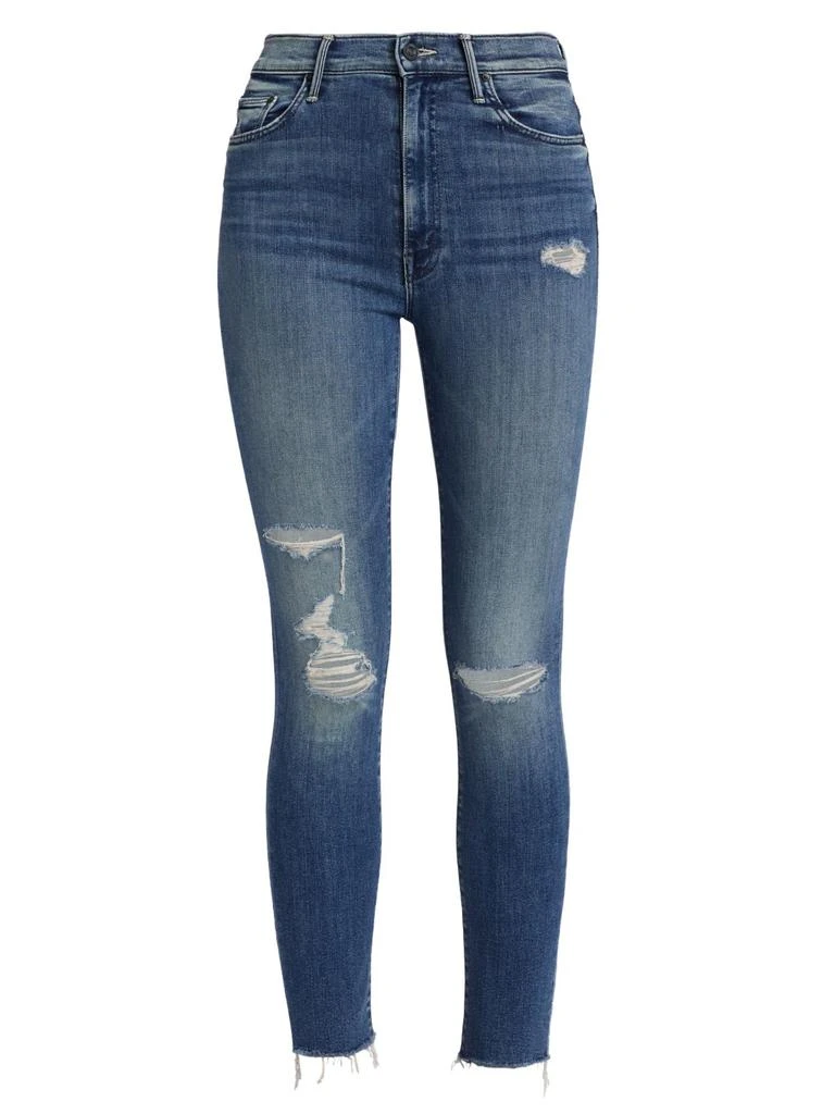 Mother The Swooner Fray Skinny Jeans 6