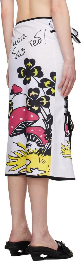 商品CHOPOVA LOWENA|SSENSE Exclusive White Mushroom Midi Skirt,价格¥1353,第3张图片详细描述
