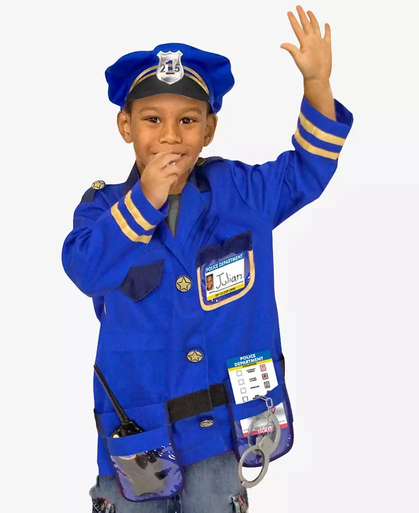 商品Melissa & Doug|Melissa & Doug  Police Officer Role Play Costume Set,价格¥228,第1张图片