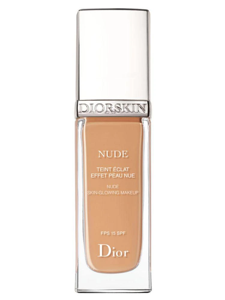 商品Dior|Diorskin Nude Skin-Glowing Foundation Broad Spectrum SPF 15,价格¥382,第2张图片详细描述