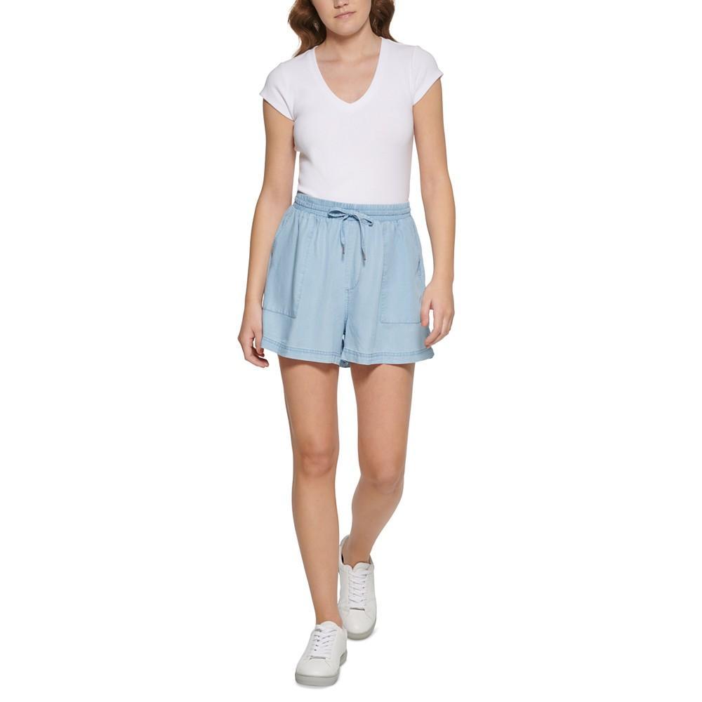 商品Calvin Klein|Pull-On Drawstring Shorts,价格¥265,第6张图片详细描述
