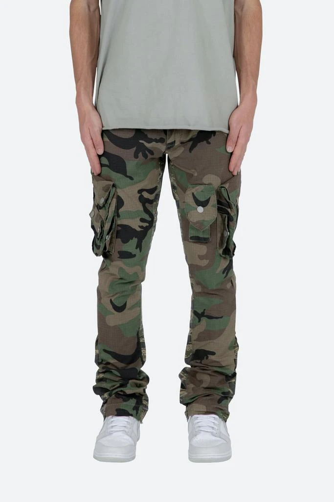 商品MNML|Patch Pocket Flare Cargo Pants - Camo,价格¥502,第1张图片