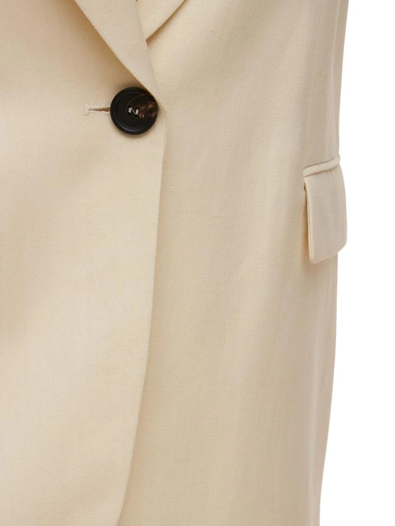商品Brunello Cucinelli|Fluid Viscose & Linen Blazer Vest,价格¥7654,第5张图片详细描述