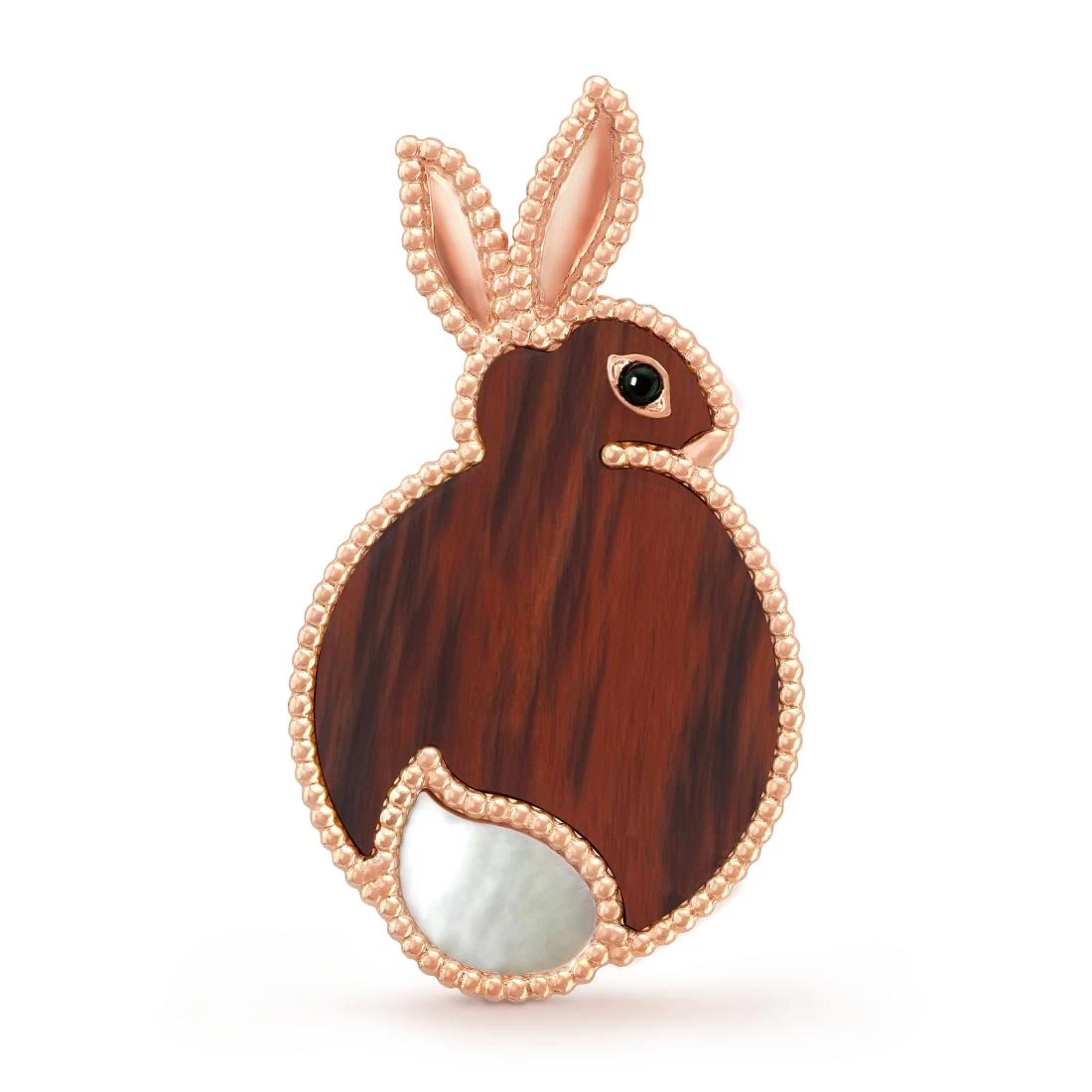 商品Van Cleef & Arpels|包邮包税【预售7天发货】 VCA梵克雅宝 23秋冬 女士 胸针 Lucky Animals Rabbit胸针 VCARP7UN00,价格¥57342,第1张图片