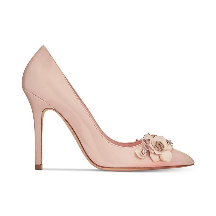商品Kate Spade|尖头花朵装饰高跟鞋,价格¥1259,第2张图片详细描述