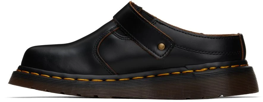 商品Dr. Martens|Black Isham Vintage Mules,价格¥715,第3张图片详细描述