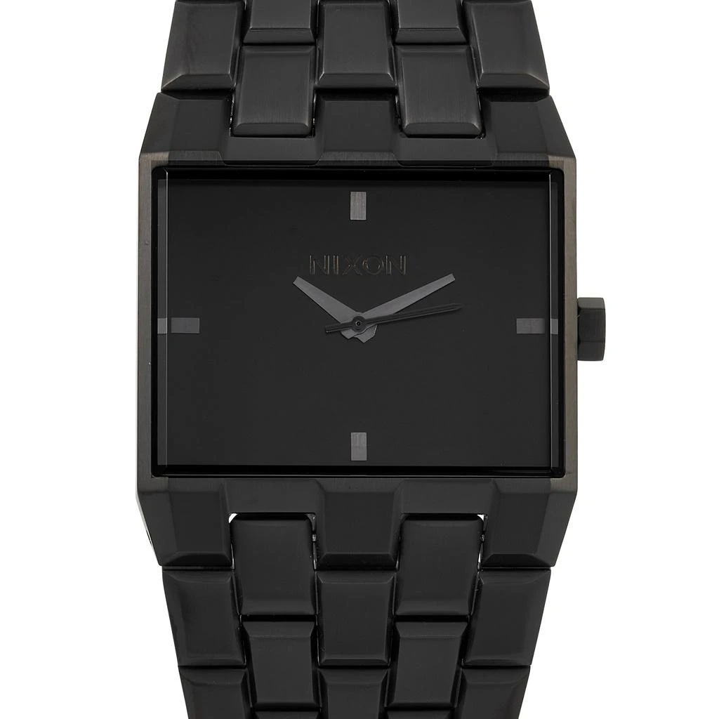 商品Nixon|Nixon Ticket II All Black 34mm Stainless Steel Watch A1262-001,价格¥1208,第1张图片