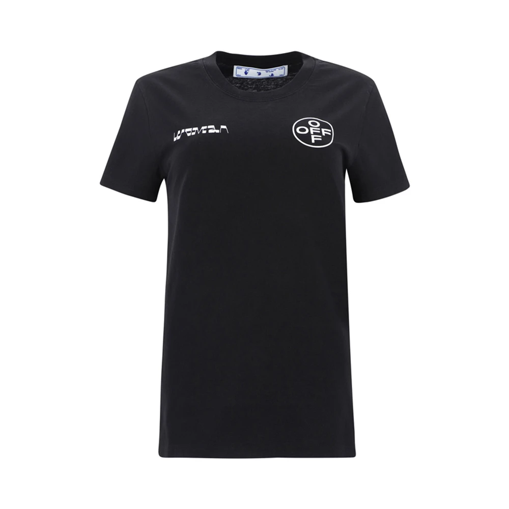 商品Off-White|OFF WHITE 黑色女士T恤 OWAA049R21JER008-1001,价格¥1651,第1张图片
