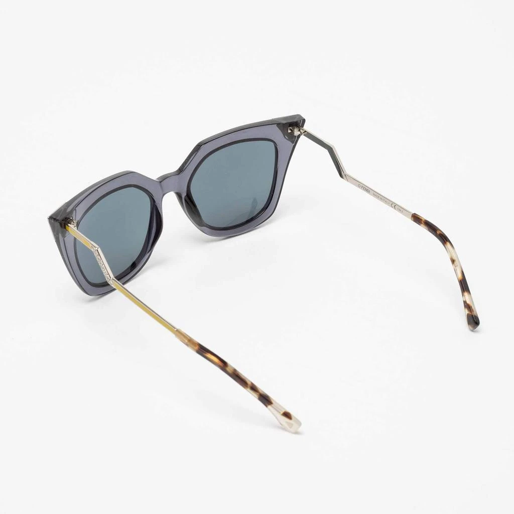 商品[二手商品] Fendi|Fendi Blue /Blue Mirrored FF0060/S Iridia Cat Eye Sunglasses,价格¥1686,第3张图片详细描述