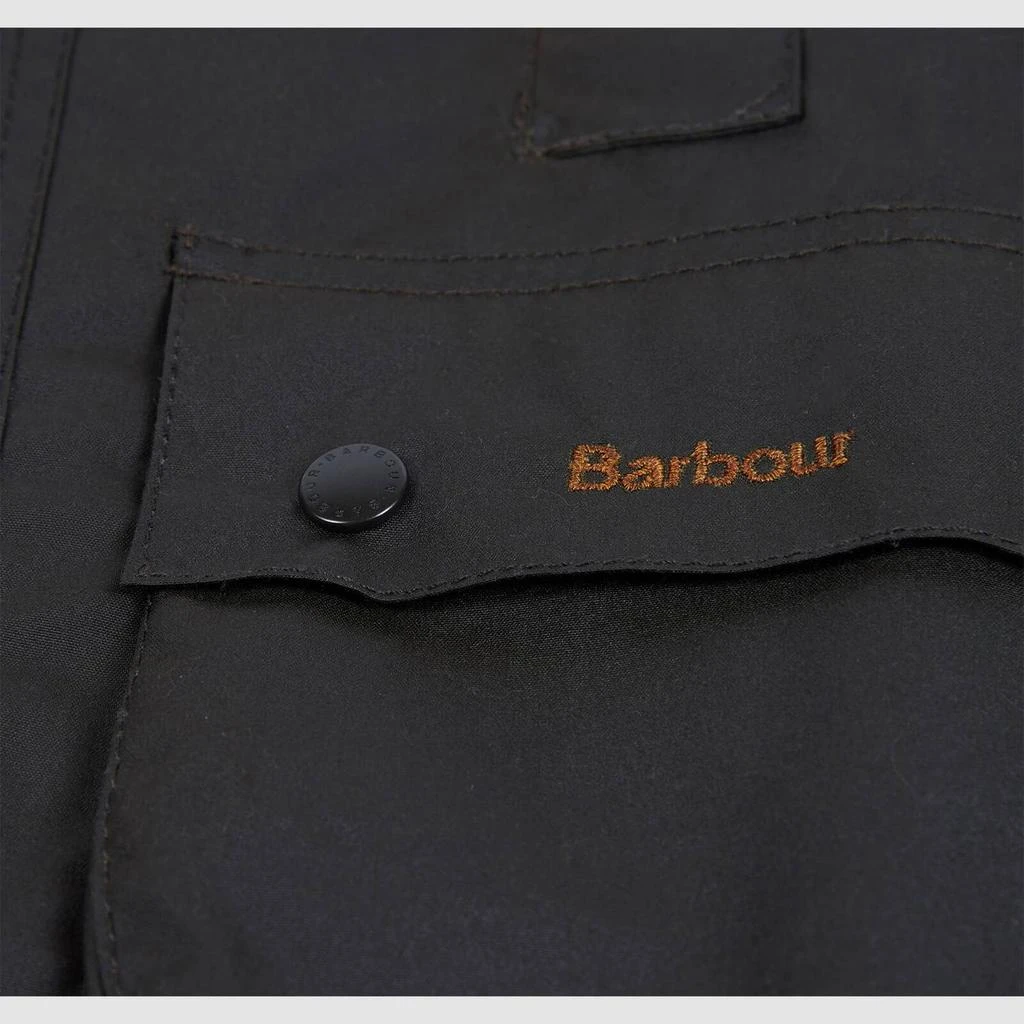 商品Barbour|Barbour Boys Beaufort Wax Jacket - Olive,价格¥584,第4张图片详细描述