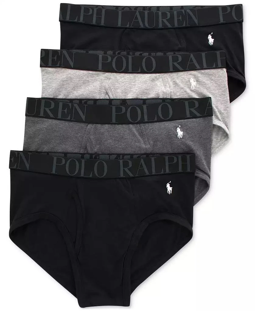 商品Ralph Lauren|Men's 4-Pack Classic Stretch Briefs,价格¥376,第1张图片