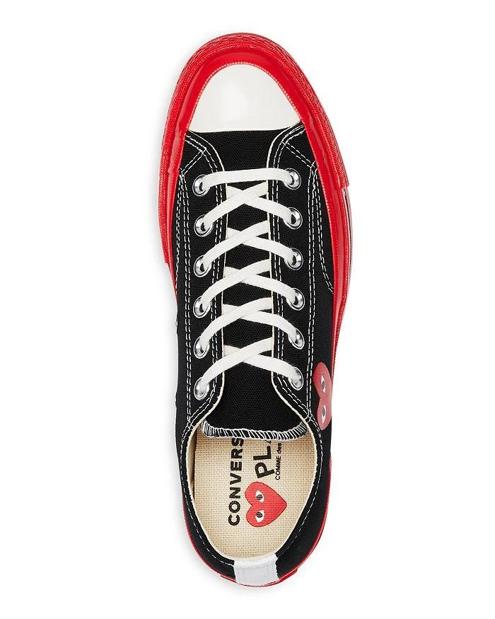 商品Comme des Garcons|x Converse Unisex Red Sole Low Top Sneakers,价格¥1123,第2张图片详细描述