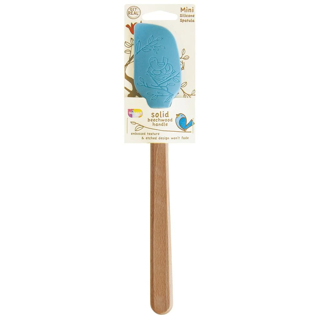 Talisman Designs Talisman Designs Laser Etched Beechwood Mini Silicone Spatula, Nature Collection from Premium Outlets