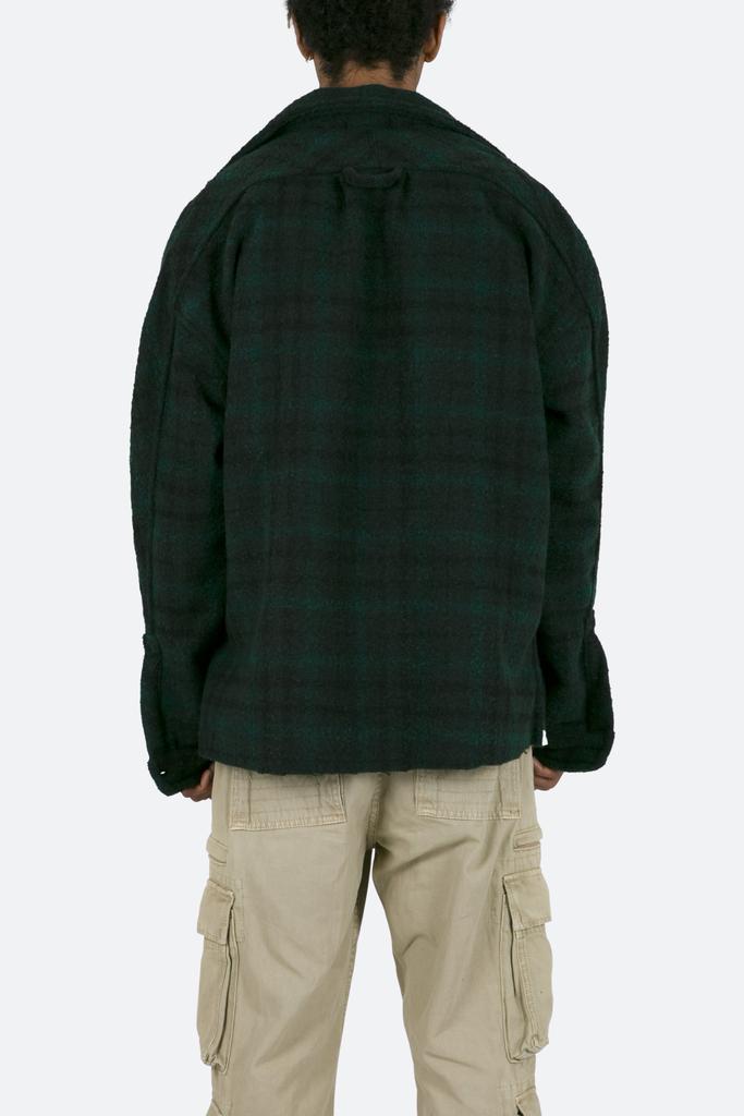 Heavyweight Woven Flannel - Navy/Green商品第6张图片规格展示