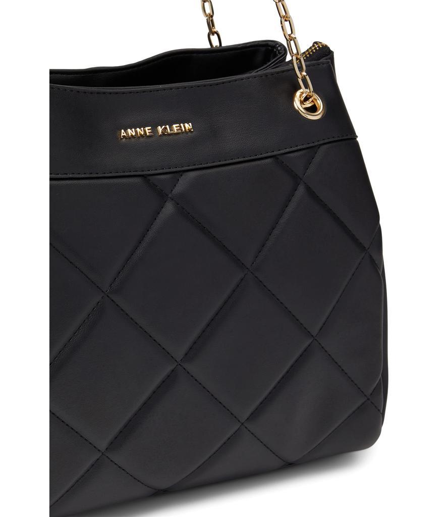 商品Anne Klein|Quilted Satchel with Card Case,价格¥347-¥381,第6张图片详细描述