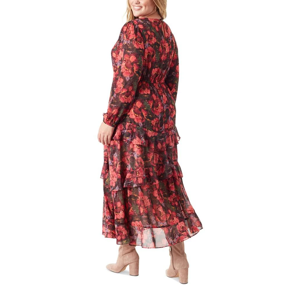 商品Jessica Simpson|Trendy Plus Size Tabatha Ruffled Maxi Dress,价格¥750,第2张图片详细描述