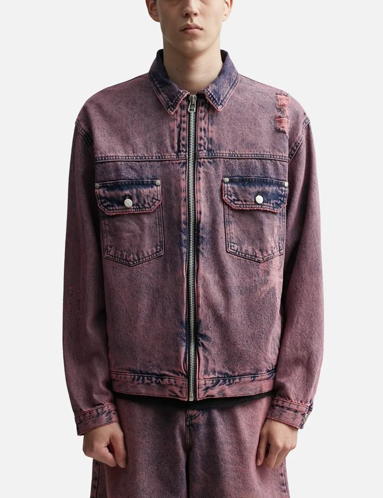 商品PIET|PIET x Oakley Distressed Denim Jacket,价格¥1889,第3张图片详细描述