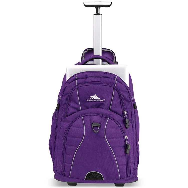 商品High Sierra|Freewheel Rolling Backpack in Purple,价格¥1047,第2张图片详细描述