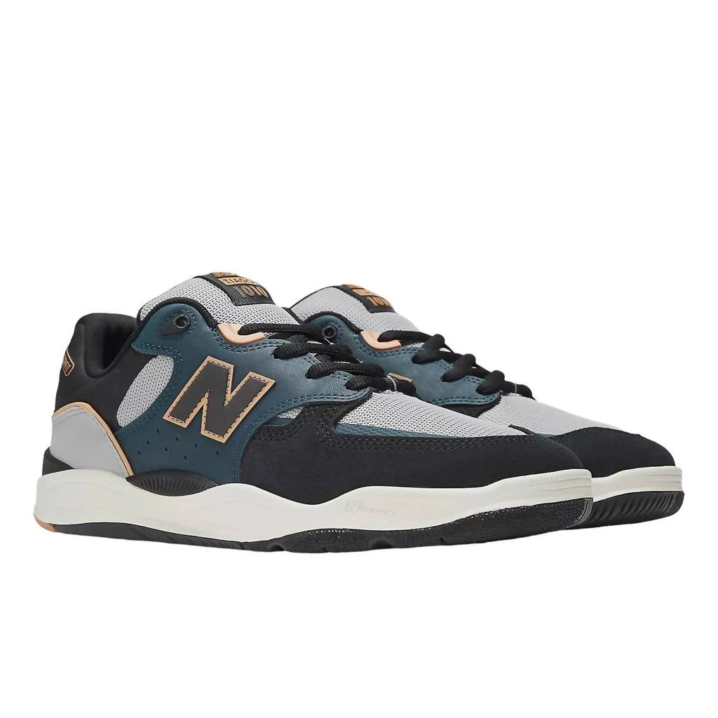 商品New Balance|Men's Numeric Tiago 1010 Lemos Sneakers In Green Teal Black,价格¥726,第1张图片