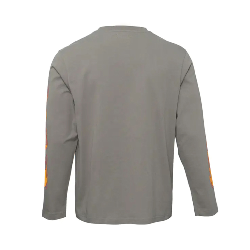 PALM ANGELS 男士灰色长袖T恤 PMAB002-4012-0888商品第4张图片规格展示