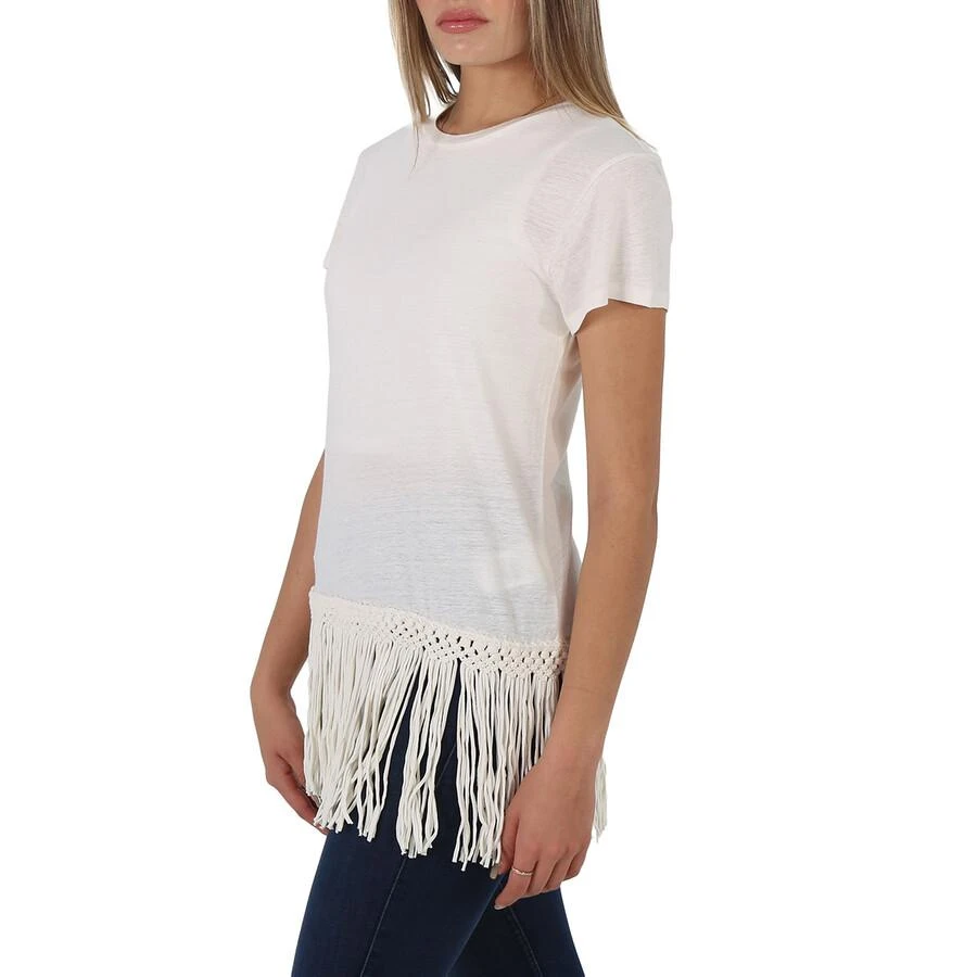 商品Ralph Lauren|Ladies Fringed Hem T-Shirt,价格¥385,第3张图片详细描述