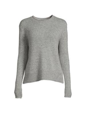 Rolled Edge Crewneck Cashmere Sweater商品第3张图片规格展示