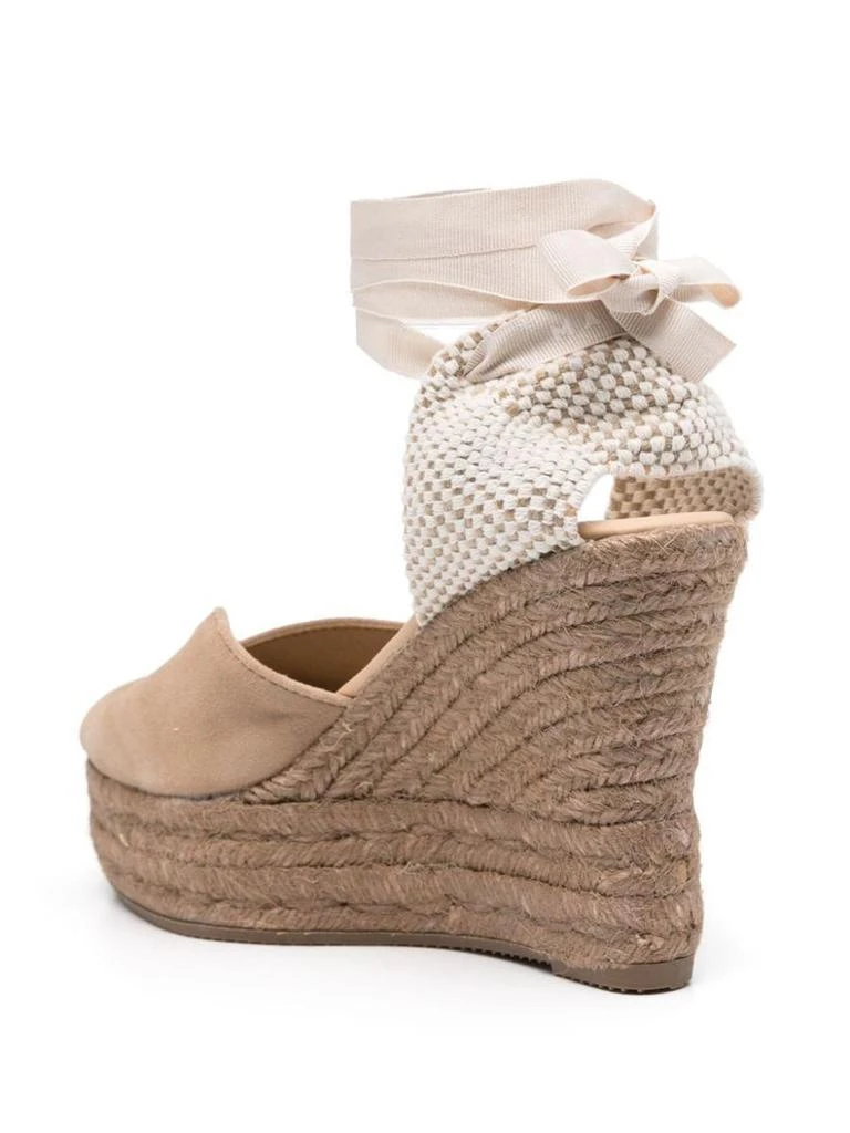 商品MANEBÍ|Manebí Hamptons Suede Heart-Shaped Wedge Espadrilles in Grey,价格¥787,第3张图片详细描述