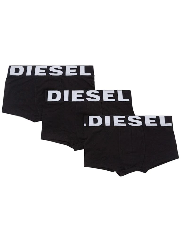 商品Diesel|棉质平纹针织平角内裤3条套装,价格¥253,第4张图片详细描述
