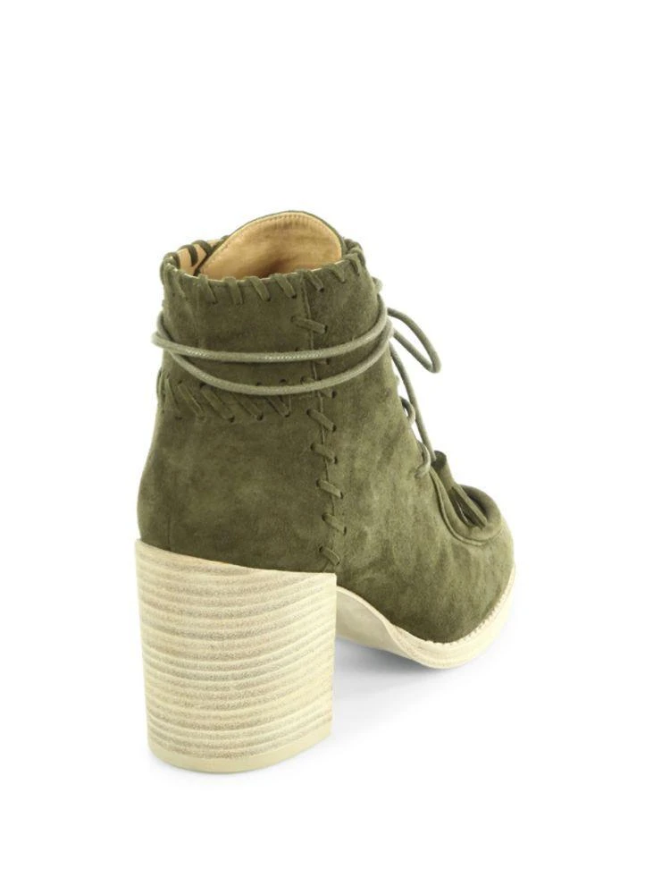 商品Stuart Weitzman|Wallawalla Suede Block Heel Booties,价格¥1341,第2张图片详细描述