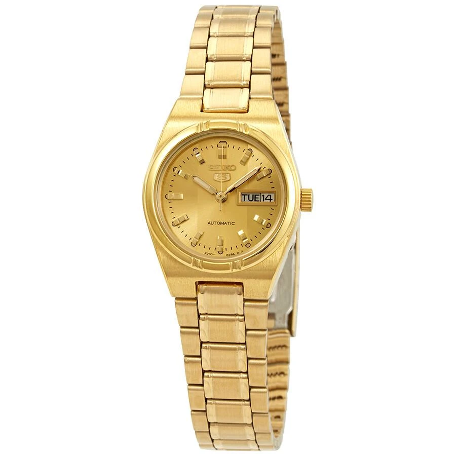 商品Seiko|Series 5 Automatic Gold Dial Ladies Watch SYM600,价格¥904,第1张图片
