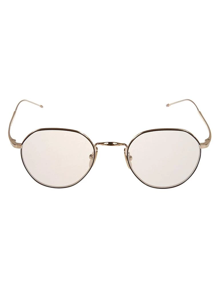 商品Thom Browne|Thom Browne Clear Round Classic Glasses,价格¥3924,第1张图片
