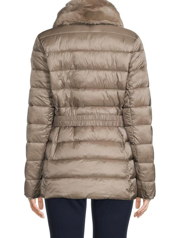 商品Michael Kors|Faux Fur Trim Belted Puffer Jacket,价格¥482,第2张图片详细描述