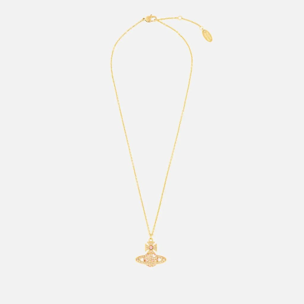 商品Vivienne Westwood|Vivienne Westwood Francette Bas Relief Gold-Tone Cubic Zirconia Necklace,价格¥1124,第2张图片详细描述