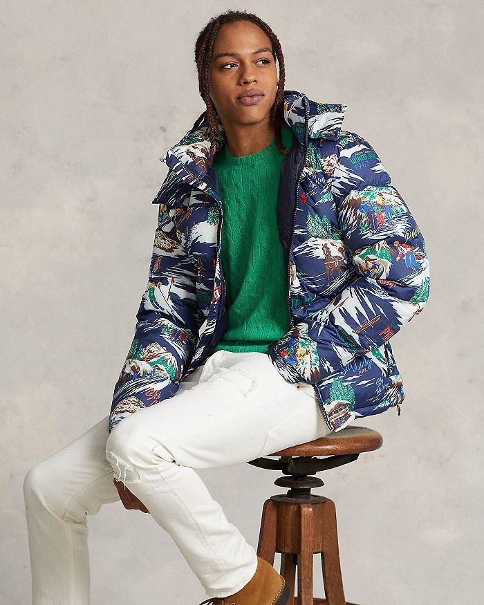 商品Ralph Lauren|Water-Repellent Down Print Jacket,价格¥1710,第7张图片详细描述