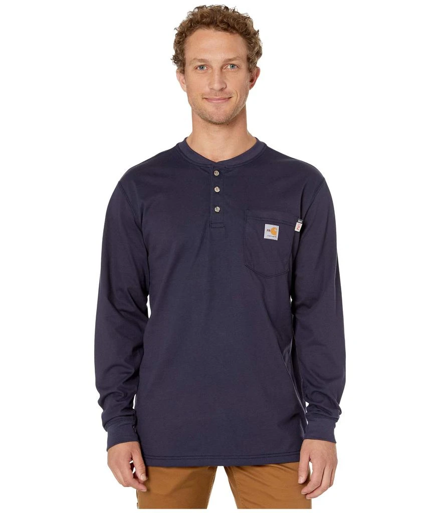 商品Carhartt|Flame-Resistant (FR) Force Cotton Long Sleeve Henley,价格¥562,第1张图片