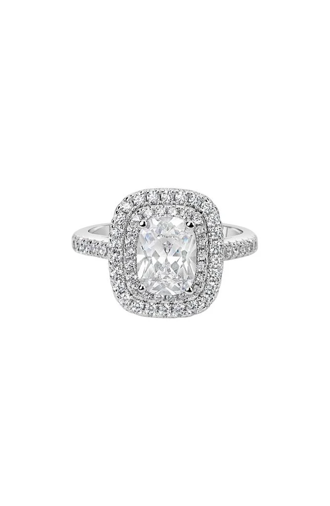 商品Suzy Levian|Sterling Silver White CZ Bridal Ring,价格¥1124,第1张图片