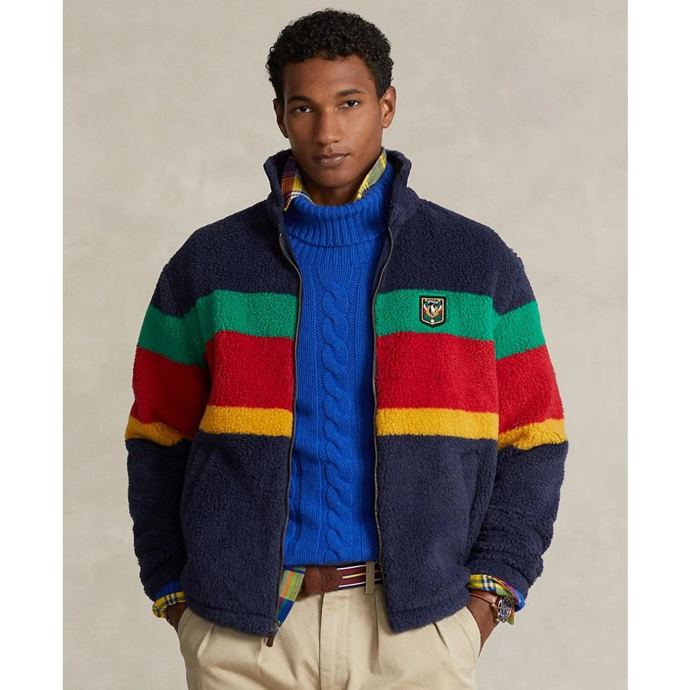 商品Ralph Lauren|Men's Laurel Crest Pile Fleece Jacket,价格¥1109,第1张图片